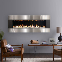 Solas forty6 wall mounted direct vent fireplace combo 1